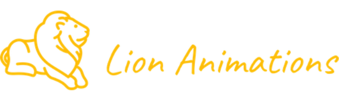 Logo with Lion and the name Liono Animations